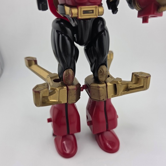 Power Rangers Ninja Storm Crimson Thunder Triple Zord Morphin Figure - Picture 7 of 10